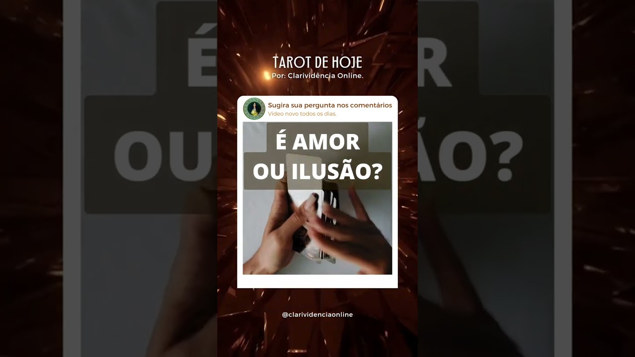 Read more about the article 🔮 É AMOR OU ILUSÃO? ❤️ #SHORTS EM ALTA! 🌟 TAROT DE HOJE!