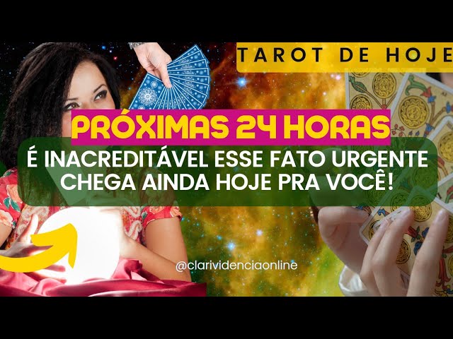 Read more about the article 🔮 É INACREDITÁVEL ESSE FATO URGENTE CHEGA EM 24 HORAS PRA VOCÊ! 🌟 TAROT DE HOJE!