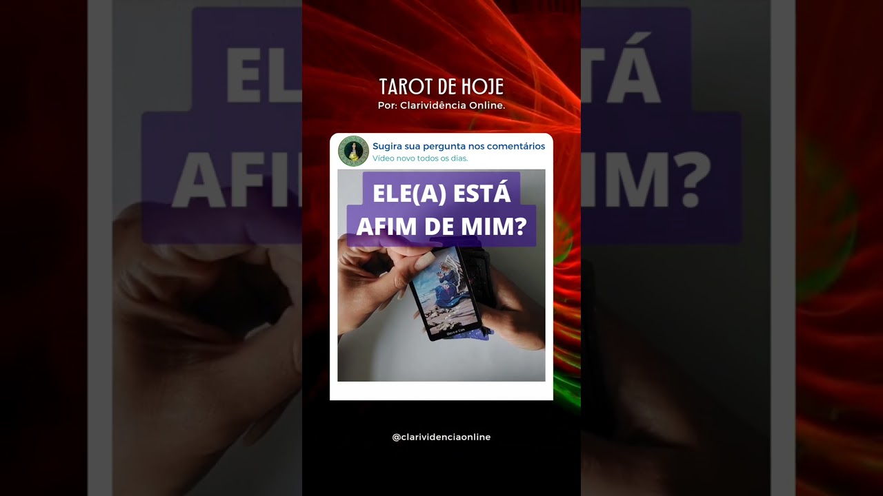Read more about the article 🔮 ELE(A) ESTÁ AFIM DE MIM?  ❤️ #SHORTS EM ALTA! 🌟 TAROT DE HOJE!