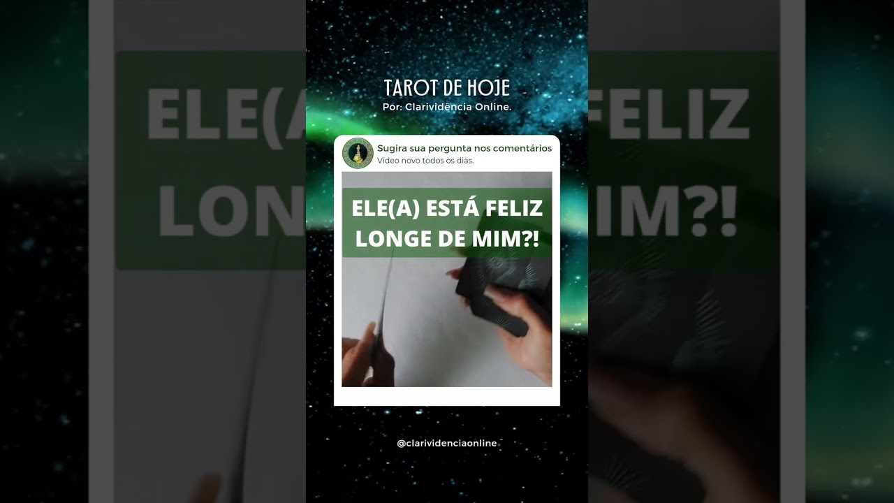 Read more about the article 🔮 ELE(A) ESTÁ FELIZ LONGE DE MIM? ❤️ #SHORTS EM ALTA! 🌟 TAROT DE HOJE!