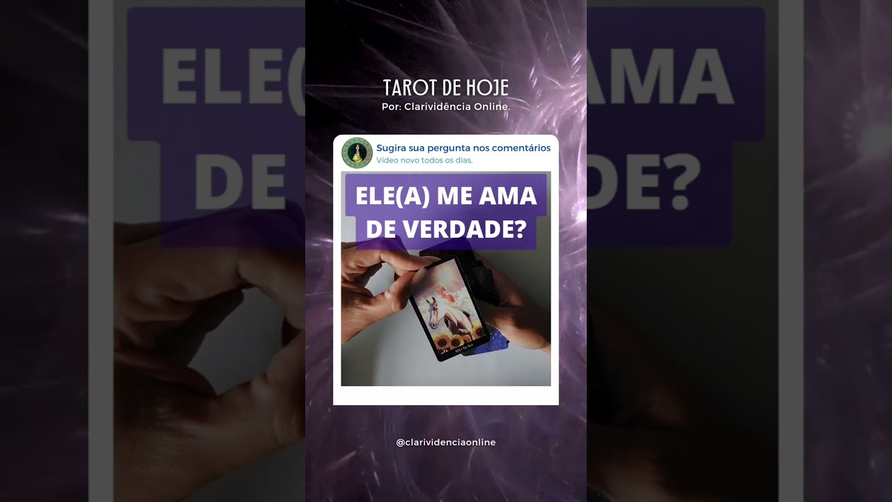 Read more about the article 🔮 ELE(A) ME AMA DE VERDADE?  ❤️ #SHORTS EM ALTA! 🌟 TAROT DE HOJE!