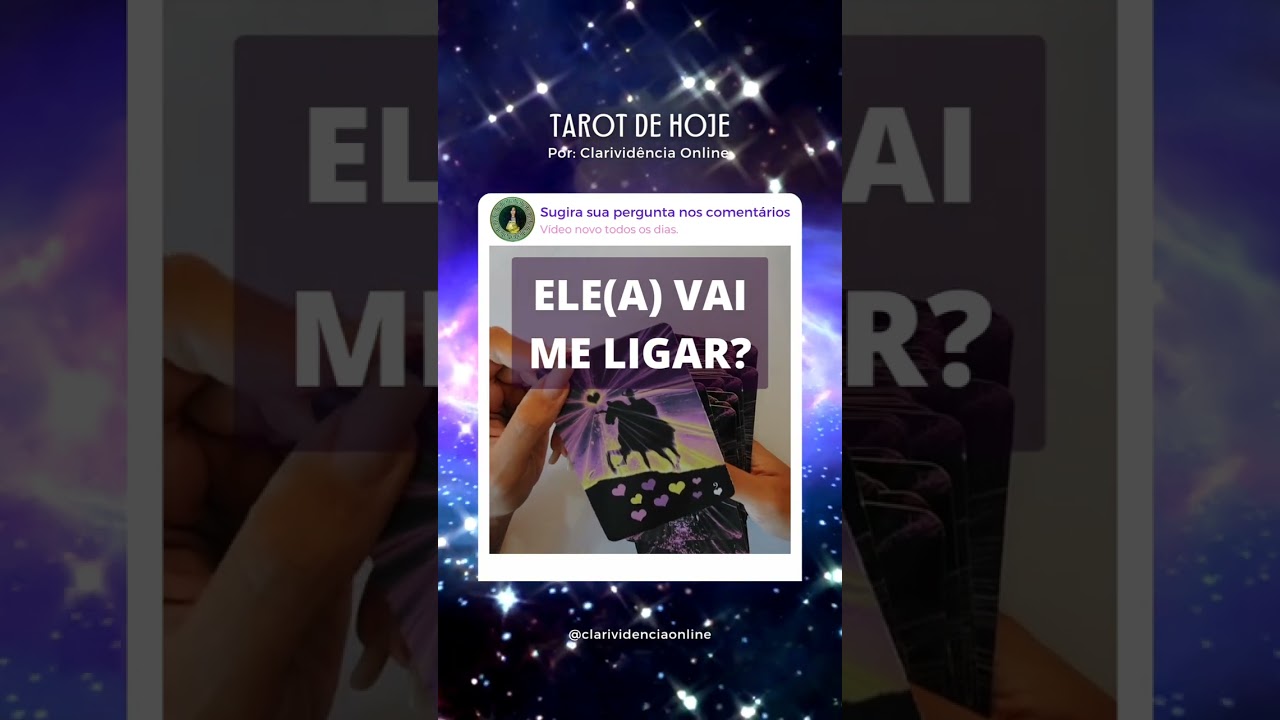 Read more about the article 🔮 ELE(A) VAI ME LIGAR? ❤️ #SHORTS EM ALTA! 🌟 TAROT DE HOJE!