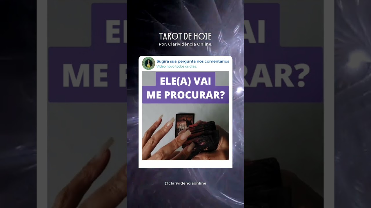Read more about the article 🔮 ELE(A) VAI ME PROCURAR? ❤️ #SHORTS EM ALTA! 🌟 TAROT DE HOJE!