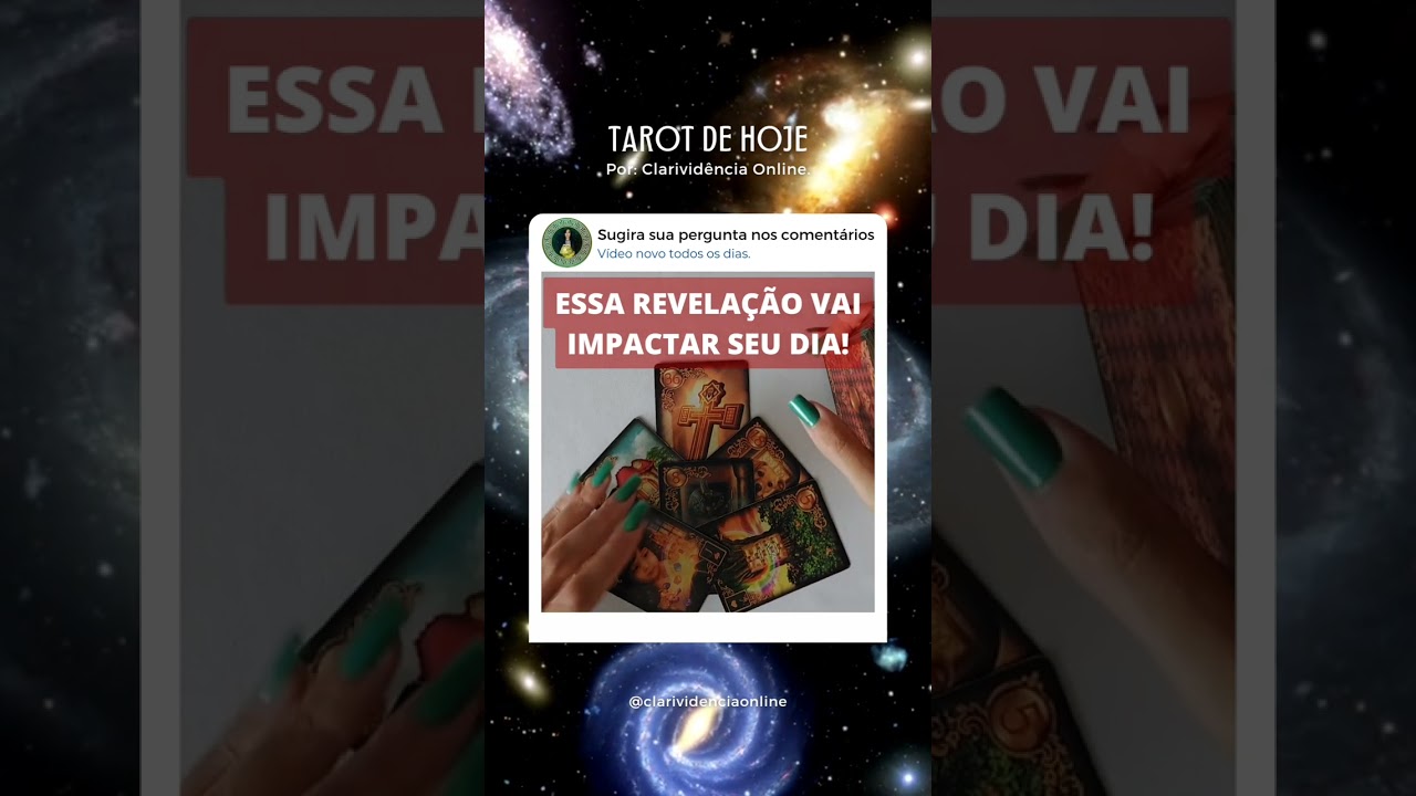 Read more about the article 🔮 ESSA REVELAÇÃO VAI IMPACTAR SEU DIA!  💛 #SHORTS EM ALTA 🌟 TAROT DE HOJE!