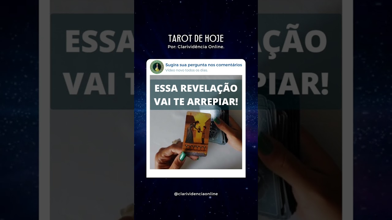 Read more about the article 🔮 ESSA REVELAÇÃO VAI TE ARREPIAR!  ❤️ #SHORTS EM ALTA 🌟 TAROT DE HOJE!