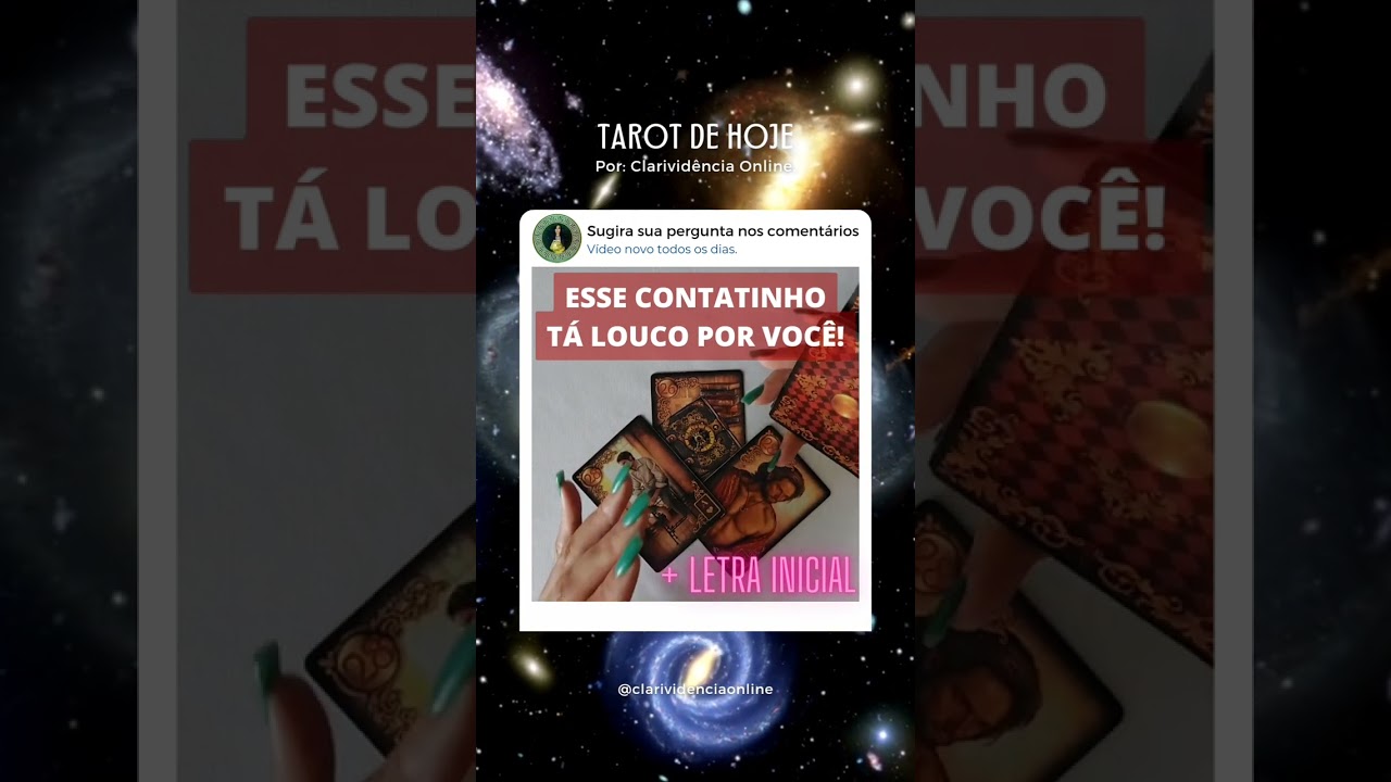 Read more about the article 🔮 ESSE CONTATINHO TÁ LOUCO POR VOCÊ + LETRA INICIAL! 💛 #SHORTS EM ALTA 🌟 TAROT DE HOJE!