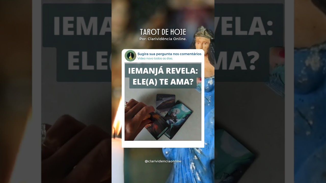 Read more about the article 🌊 IEMANJÁ REVELA SE ELE(A) TE AMA?!? 👸🏻🌟🌊 #SHORTS EM ALTA! 🌟 TAROT DE HOJE!