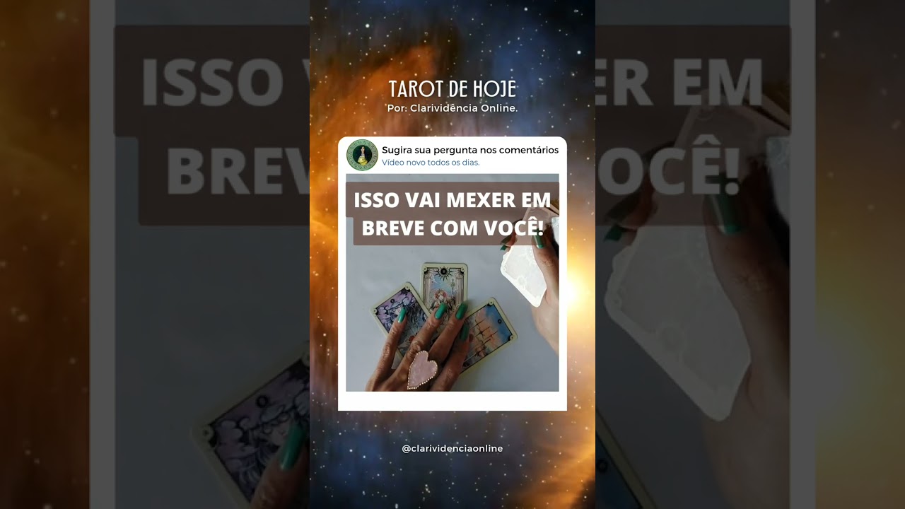 Read more about the article 🔮 ISSO VAI MEXER COM VOCÊ EM BREVE! 💛 #SHORTS EM ALTA 🌟 TAROT DE HOJE!