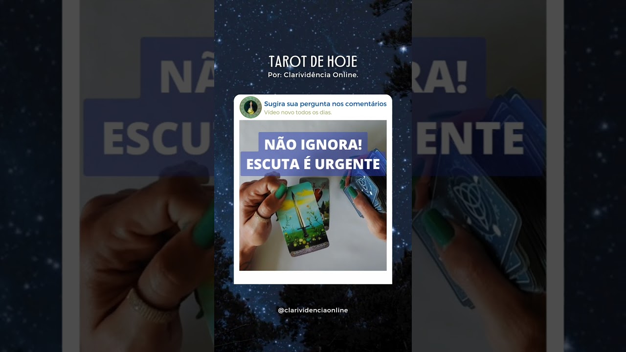 Read more about the article 🔮 NÃO IGNORA, ESCUTE É URGENTE  💛 #SHORTS EM ALTA! 🌟 #TAROTHOJE