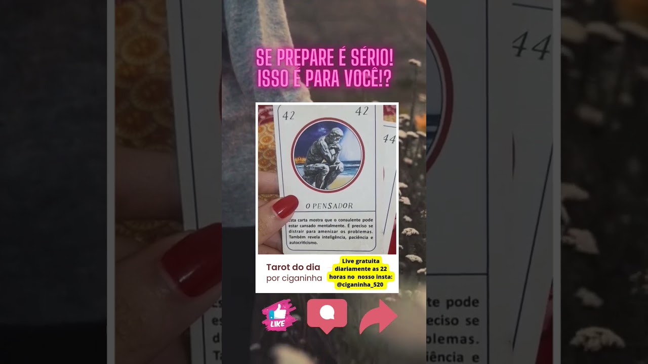 Read more about the article 🌸  SE PREPARA É SÉRIO! ISSO É PARA VOCÊ!? #tarot