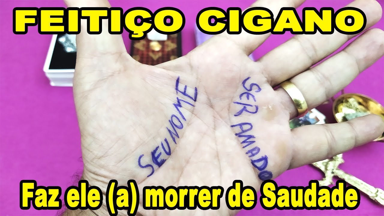 Read more about the article #Simpatia Cigana para ele morrer de saudades! (Querer só ficar ao seu lado.) BOA SORTE A TODOS! 🙏🏻🥰