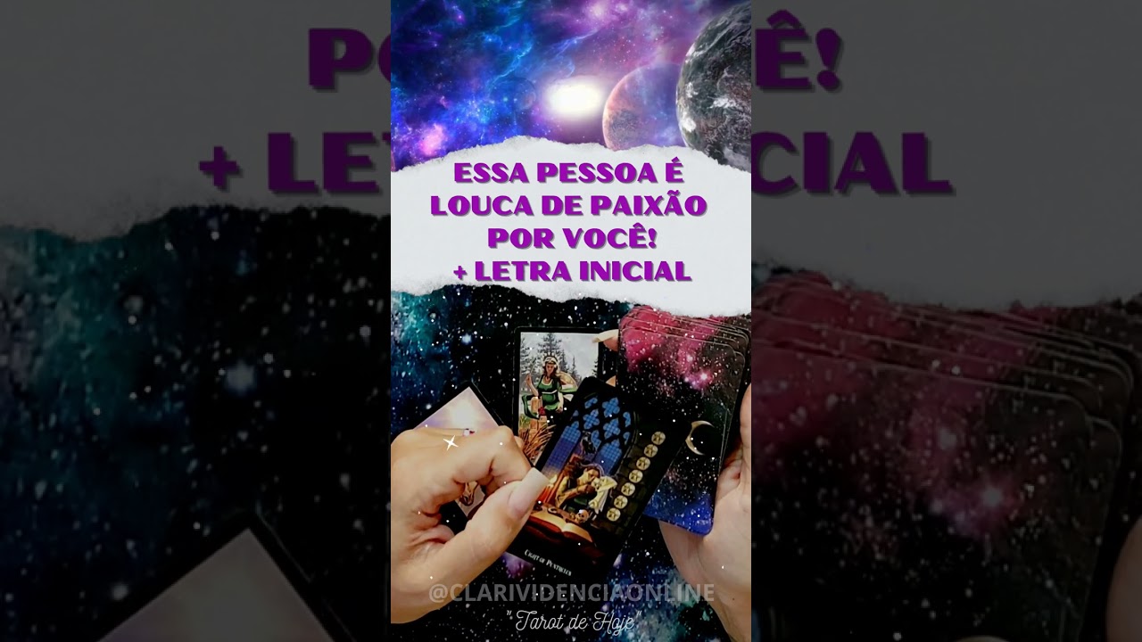 Read more about the article 🔮 ESSA PESSOA É LOUCA DE PAIXÃO POR VOCÊ + LETRA INICIAL! 💛 #SHORTS 🌟 #TAROTHOJE