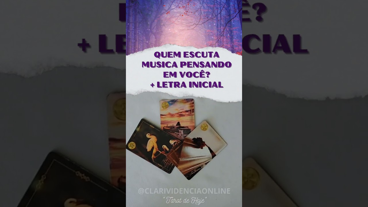 Read more about the article 🔮 QUEM ESCUTA MÚSICA PENSANDO EM VOCÊ + LETRA INICIAL! 💛  #SHORTS EM ALTA! 🌟 #TAROTHOJE