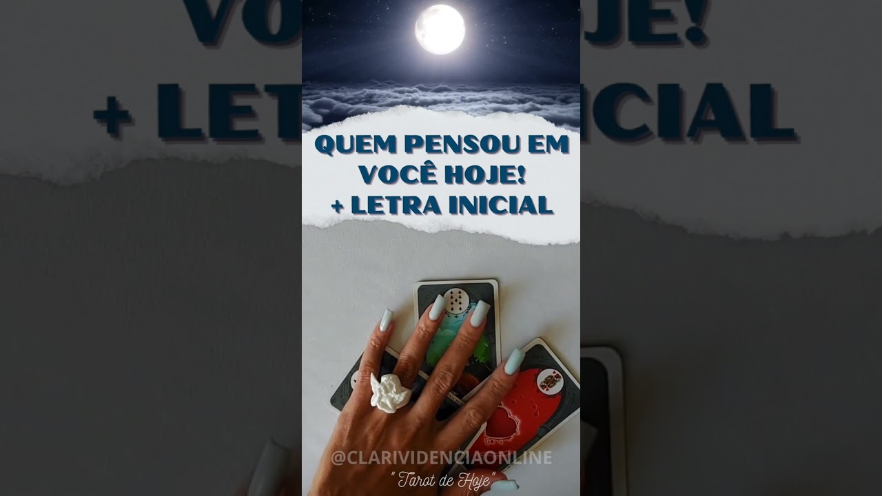 Read more about the article 🔮 QUEM PENSOU EM VOCÊ HOJE + LETRA INICIAL! 💛 #SHORTS EM ALTA! 🌟 #TAROTHOJE