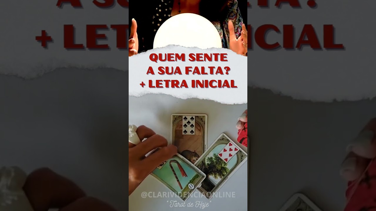 Read more about the article 🔮 QUEM SENTE A SUA FALTA + LETRA INICIAL! 💛 #SHORTS EM ALTA! 🌟 #TAROTHOJE