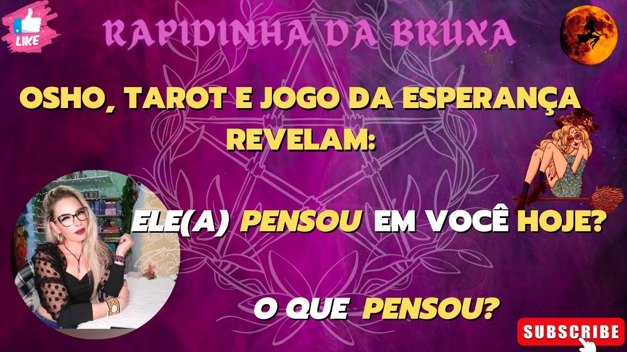 Read more about the article 🚀🔥Ele(a) PENSOU em você HOJE? O que PENSOU? Osho,Tarot e Jogo da Esperança revelam a cabeça dele!