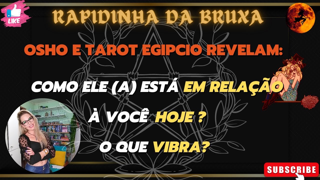 Read more about the article 🚀🔥O que ele(a) VIBRA por você HOJE? Osho e Tarot Egípcio REVELAM como ele(a) está em relação à você?