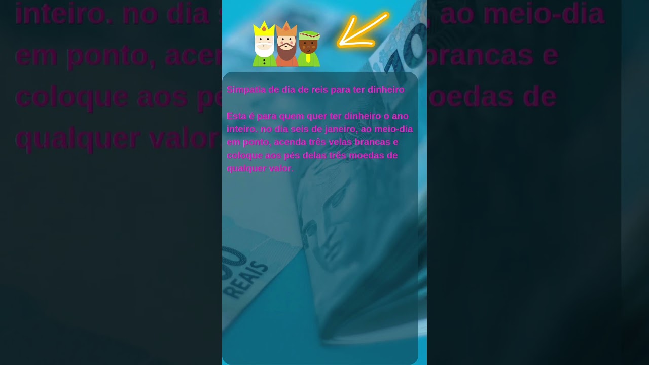 Read more about the article Simpatia dinheiro o ano todo ‐ shorts