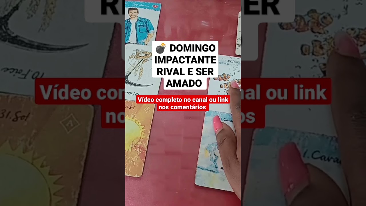 Read more about the article 💣 DOMINGO IMPACTANTE RIVAL E SER AMADO ( ELE E A OUTRA TAROT ) – BARALHO CIGANO RESPONDE HOJE
