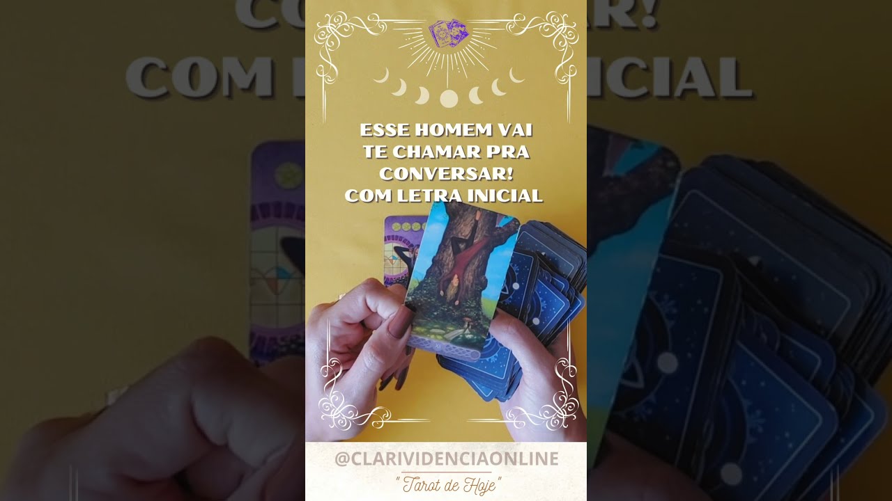 Read more about the article 🌹 ESSE HOMEM VAI TE CHAMAR PRA CONVERSAR + LETRA INICIAL! ✨ #TAROT 🌟 #TAROTHOJE