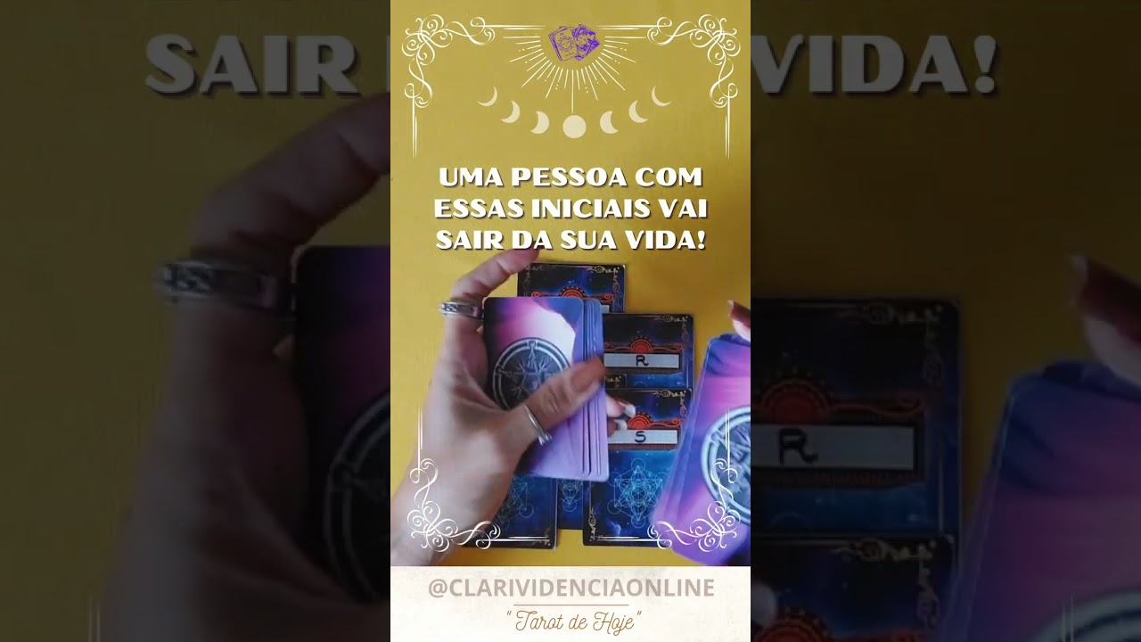 Read more about the article 🌹 UMA PESSOA COM ESSAS INICIAIS VAI SAIR DA SUA VIDA! ✨ #TAROT 🌟 #TAROTHOJE