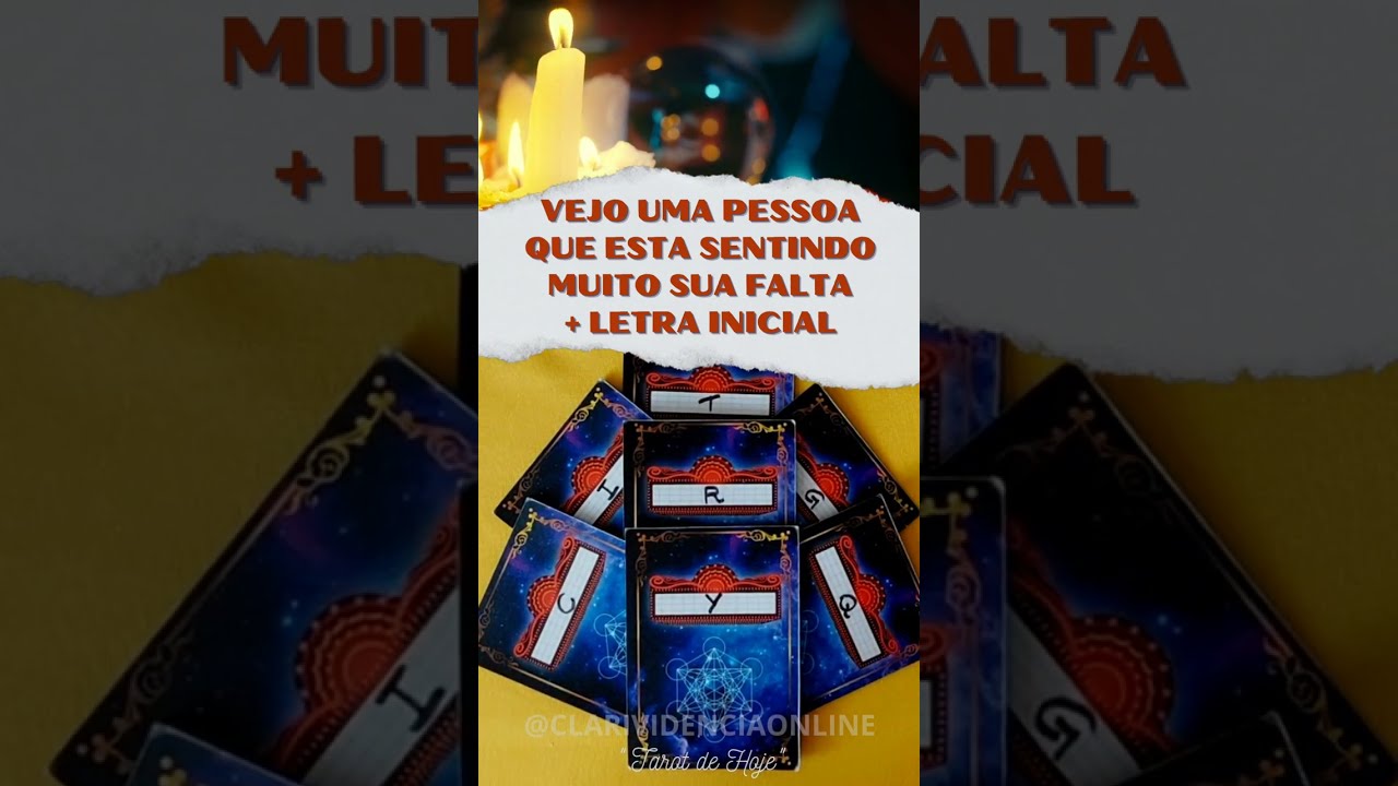Read more about the article 🌹 VEJO UMA PESSOA QUE ESTA SENTINDO MUITO SUA FALTA + LETRA INICIAL! ✨ #TAROT 🌟 #TAROTHOJE
