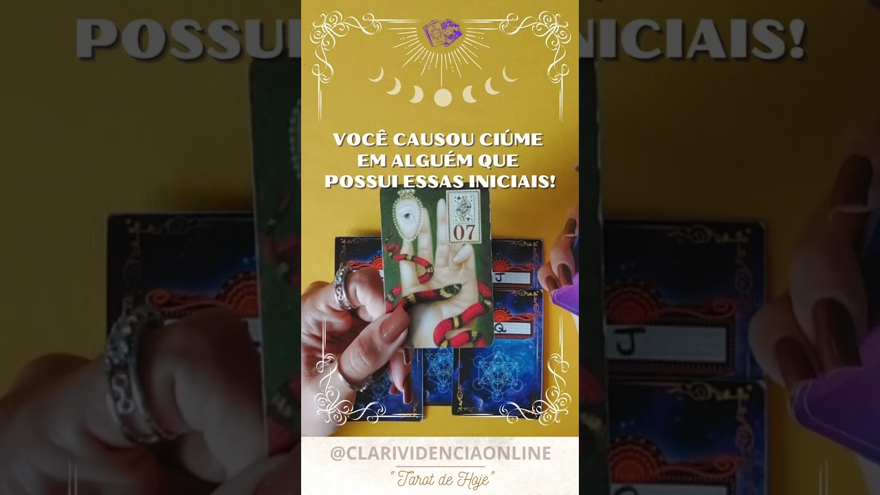 Read more about the article 🌹 VOCÊ CAUSOU CIÚME EM ALGUEM QUE POSSUI ESSA INICIAL! ✨ #TAROT 🌟 #TAROTHOJE