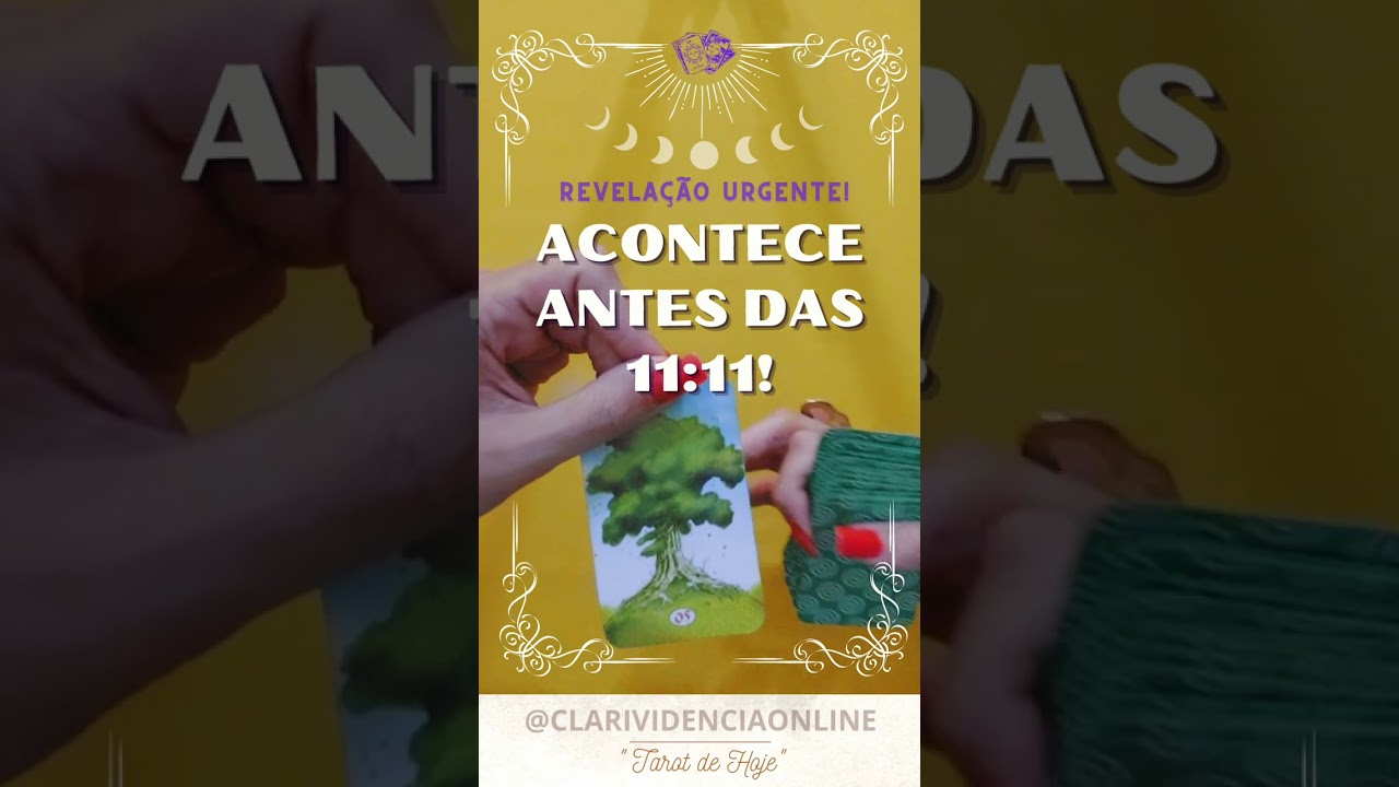 Read more about the article ❤️ ACONTECE ANTES DAS 11:11 COM VOCÊ! ✨ #TAROT 🌟 #TAROTHOJE