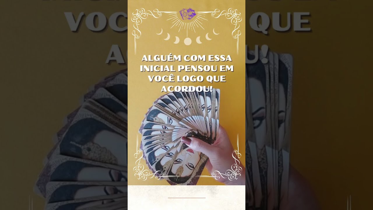 Read more about the article 🌹 ALGUÉM COM ESSA INICIAL PENSOU EM VOCÊ LOGO QUE ACORDOU! ✨ #TAROT 🌟 #TAROTHOJE