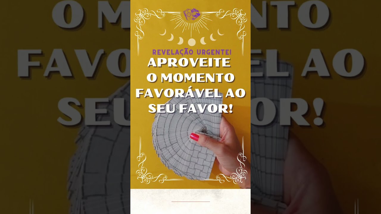 Read more about the article ❤️ APROVEITE O MOMENTO FAVORÁVEL AO SEU FAVOR! ✨ #TAROT 🌟 #TAROTHOJE