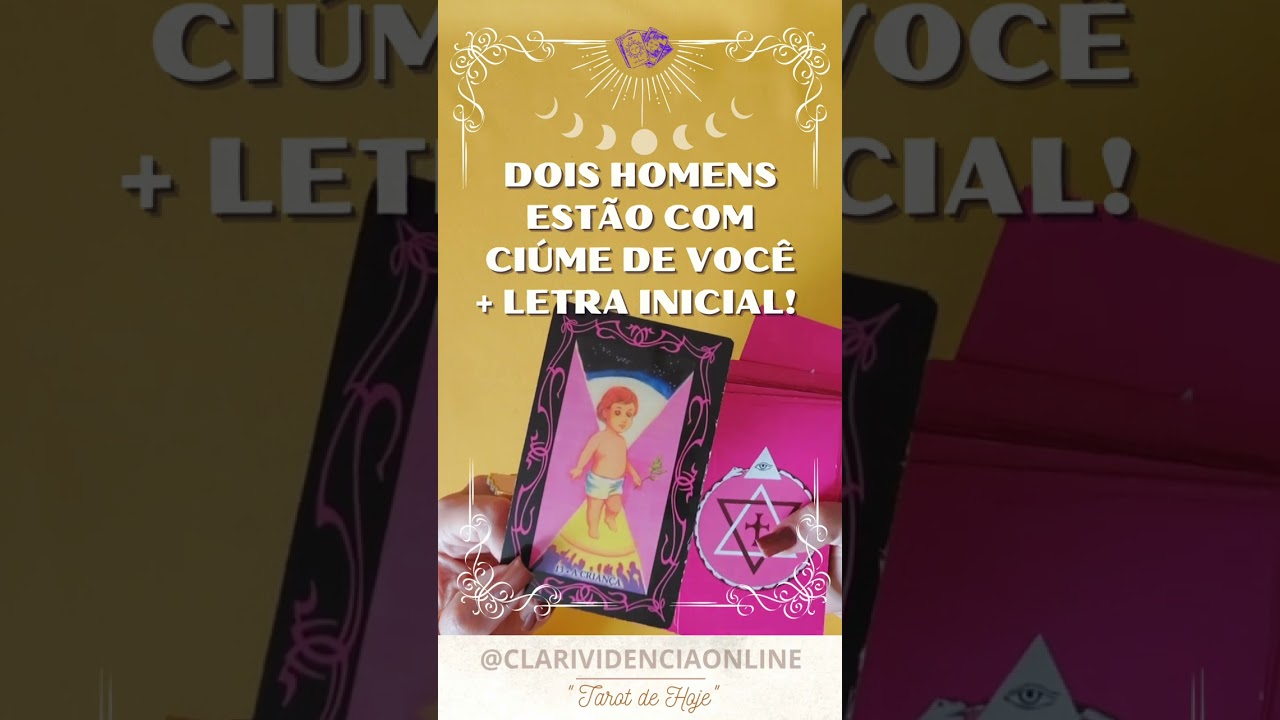 Read more about the article 🌹 DOIS HOMENS ESTÃO COM CIÚME DE VOCÊ + LETRA INICIAL! ✨ #TAROT 🌟 #TAROTHOJE