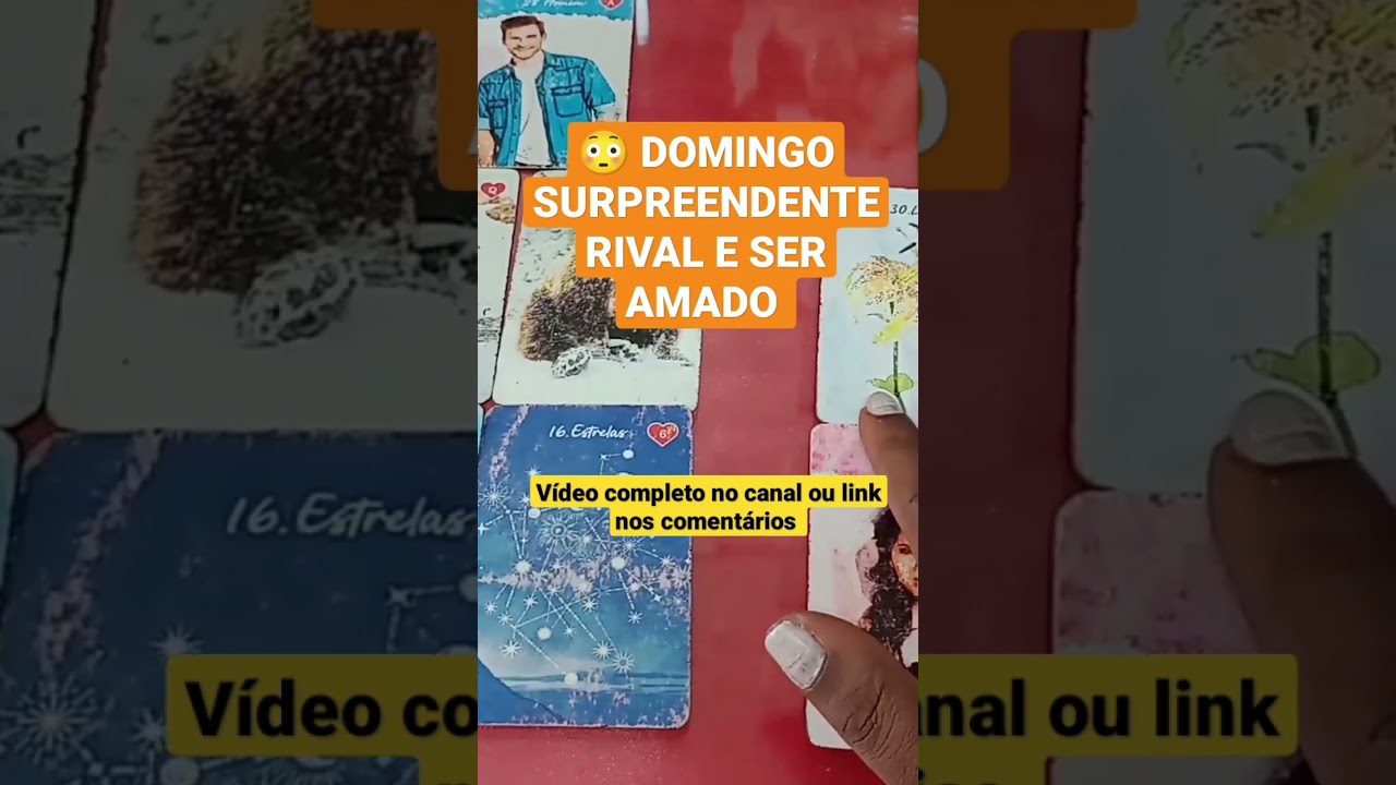 Read more about the article 😳 DOMINGO SURPREENDENTE  RIVAL E SER AMADO ( ELE E A OUTRA TAROT )  BARALHO CIGANO RESPONDE HOJE LUZ