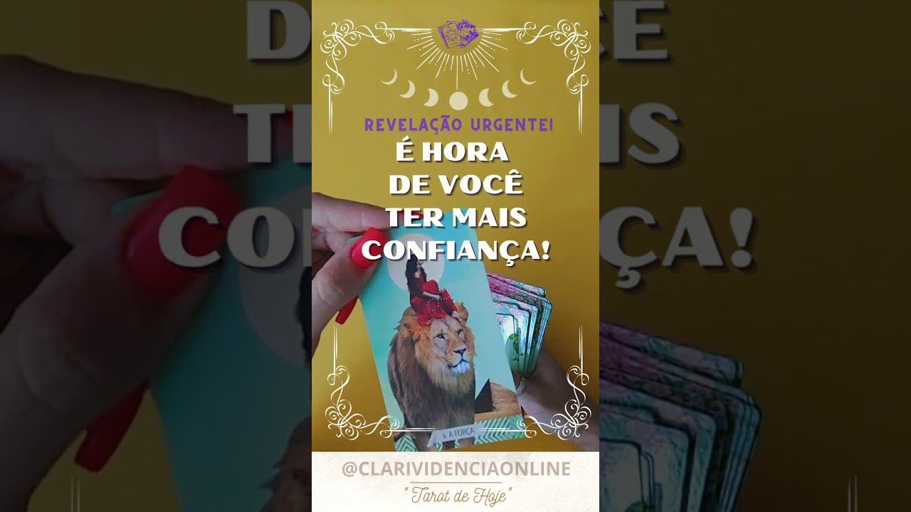 Read more about the article ❤️ É HORA DE VOCÊ TER MAIS CONFIANÇA POIS… + LETRA INICIAL! ✨ #TAROT 🌟 #TAROTHOJE