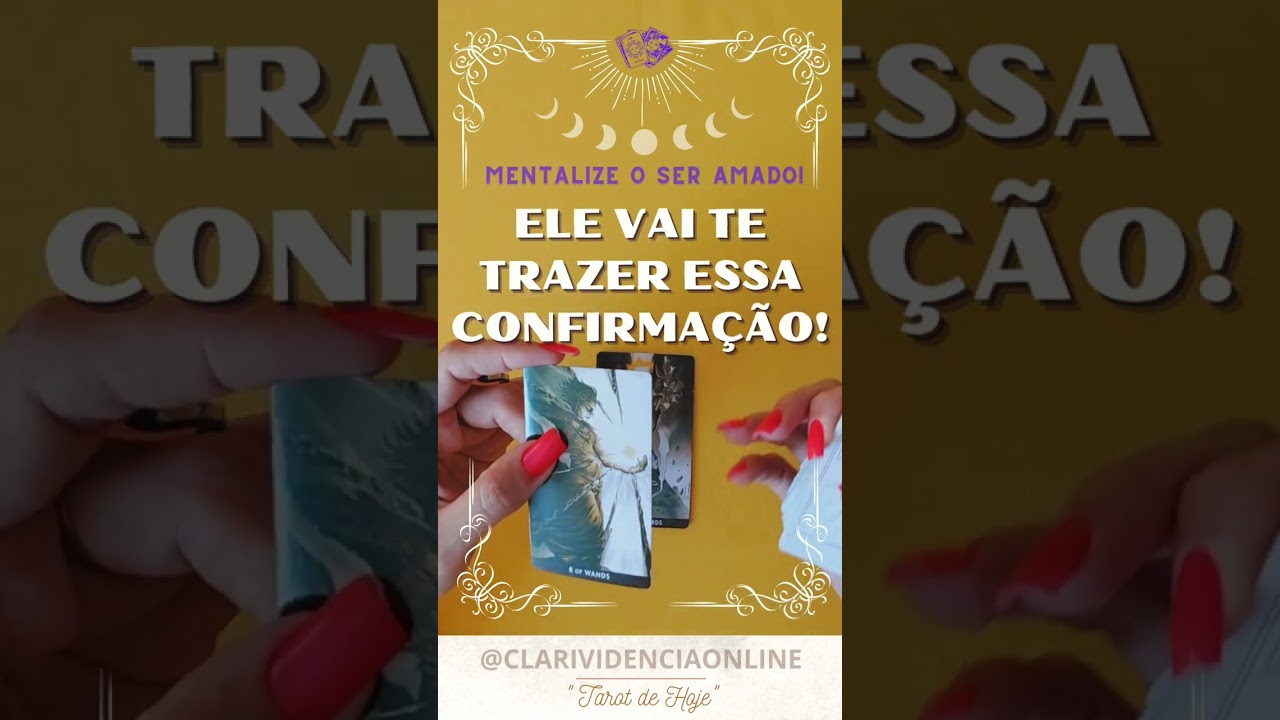 Read more about the article ❤️ ELE VAI TE TRAZER ESSA CONFIRMAÇÃO! MENTALIZE O SER AMADO! ✨ #TAROT 🌟 #TAROTHOJE