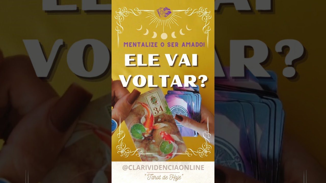 Read more about the article ❤️ ELE VAI VOLTAR? MENTALIZE O SER AMADO! ✨ #TAROT 🌟 #TAROTHOJE