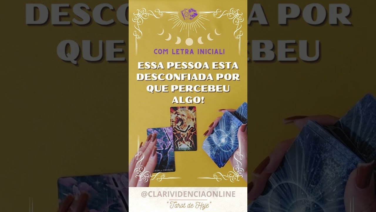 Read more about the article ❤️ ESSA PESSOA ESTA DESCONFIADA POR QUE PERCEBEU ALGO ESPECIAL + LETRA INICIAL! ✨ #TAROT #TAROTHOJE