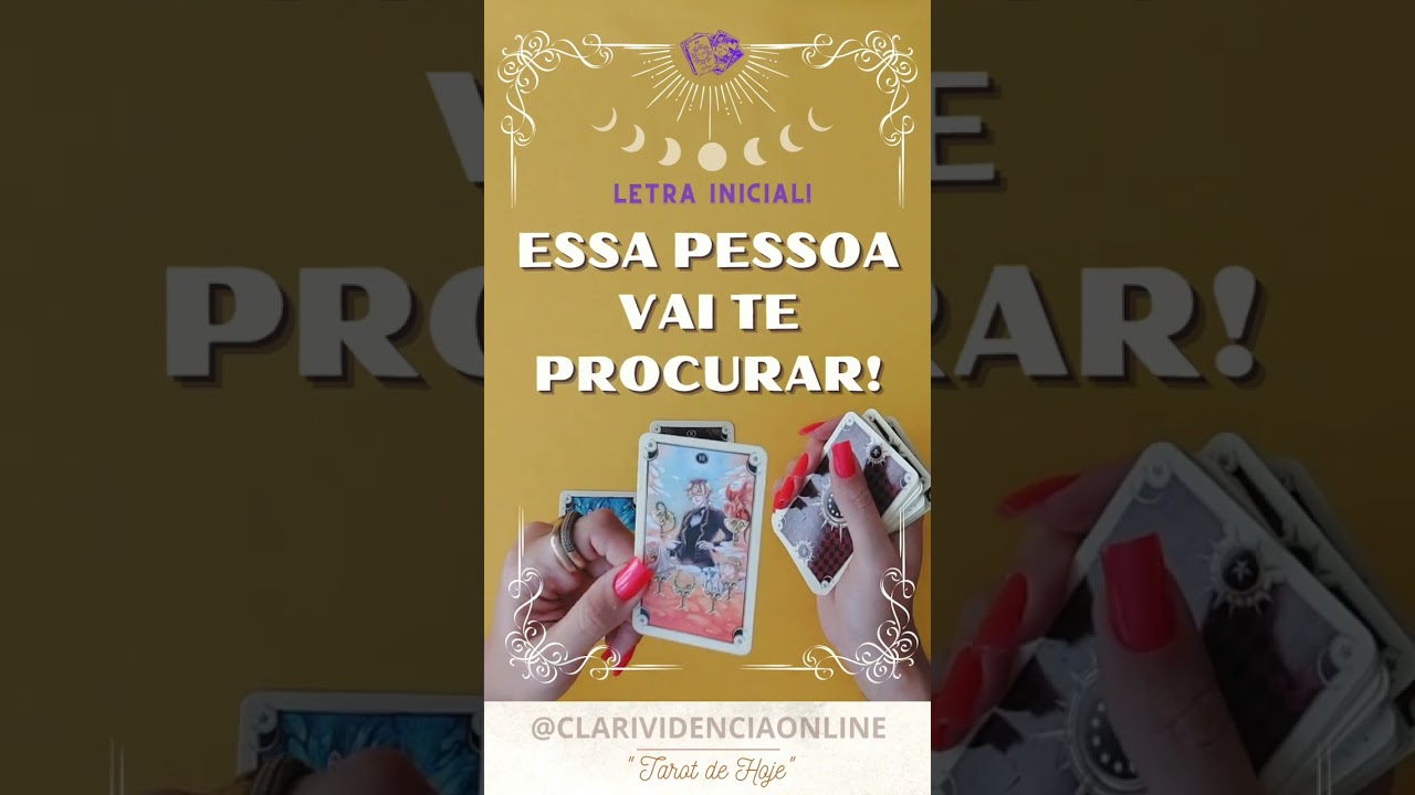 Read more about the article ❤️ ESSA PESSOA IRA TE PROCURAR + LETRA INICIAL! ✨ #TAROT 🌟 #TAROTHOJE