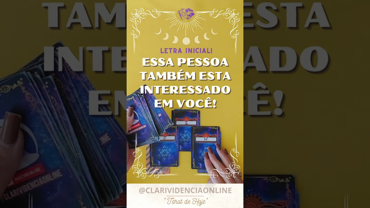 Read more about the article ❤️ ESSA PESSOA TAMBÉM ESTA INTERESSADO EM VOCÊ + LETRA INICIAL! ✨ #TAROT 🌟 #TAROTHOJE