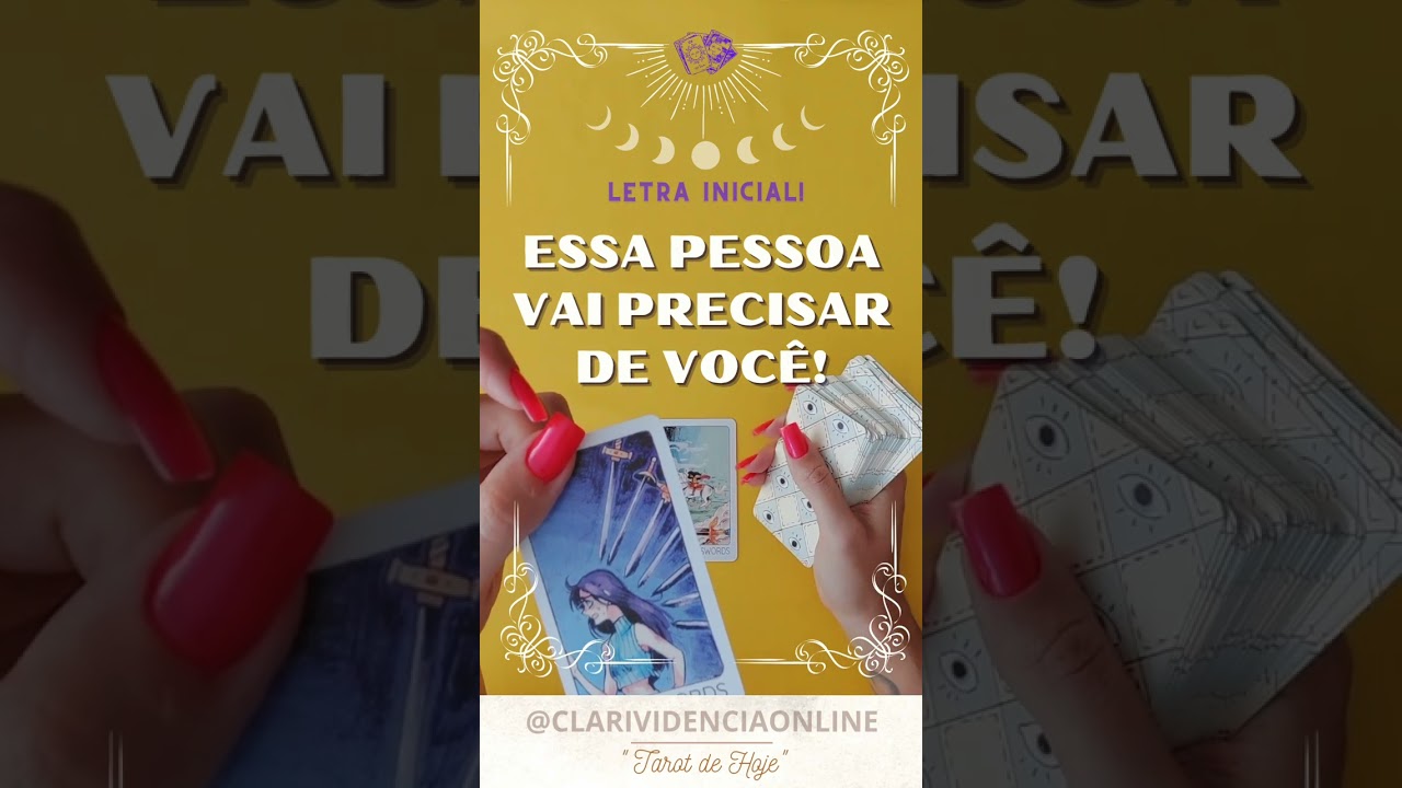 Read more about the article ❤️ ESSA PESSOA VAI PRECISAR DE VOCÊ + LETRA INICIAL! ✨ #TAROT 🌟 #TAROTHOJE