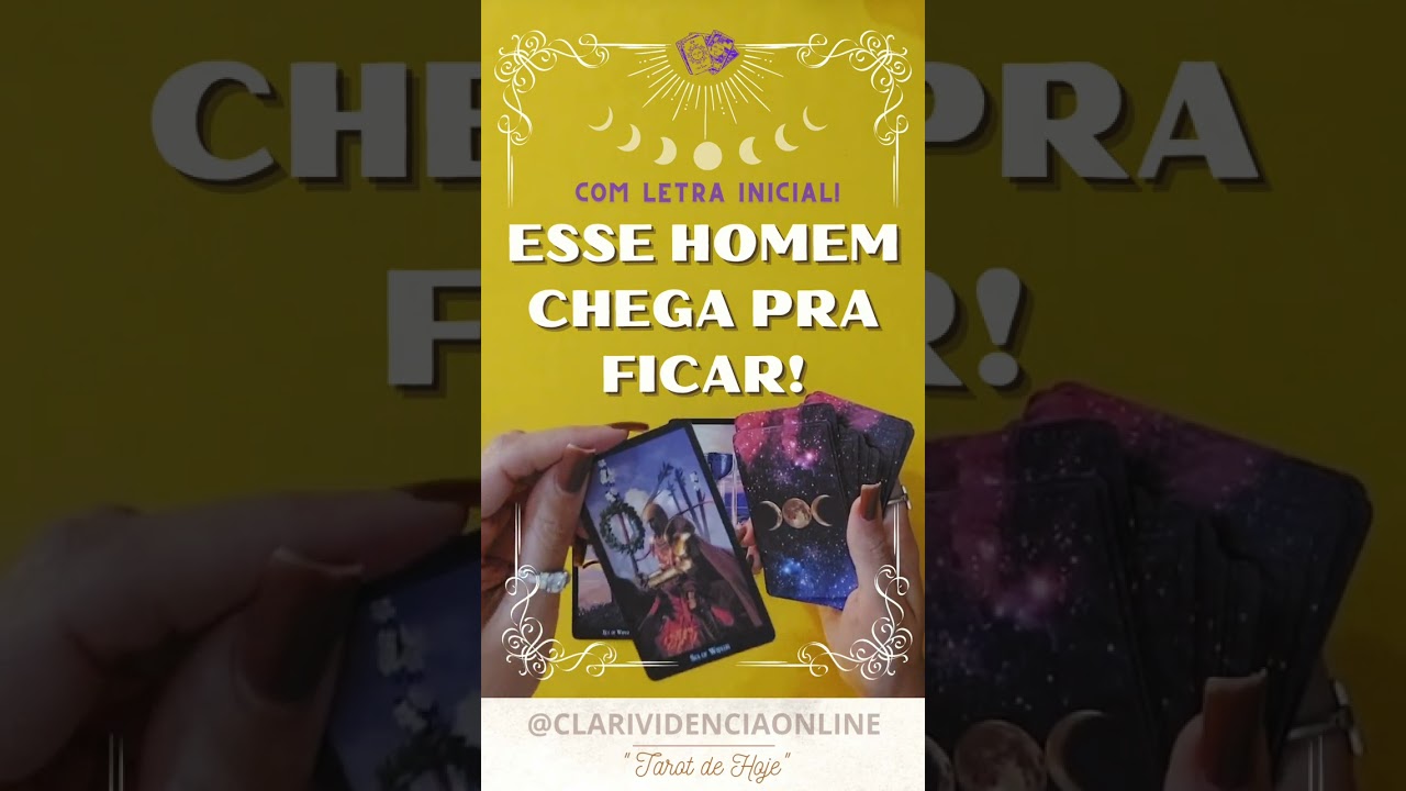 Read more about the article ❤️ ESSE HOMEM ESTA CHEGANDO PRA FICAR + LETRA INICIAL! ✨ #TAROT 🌟 #TAROTHOJE