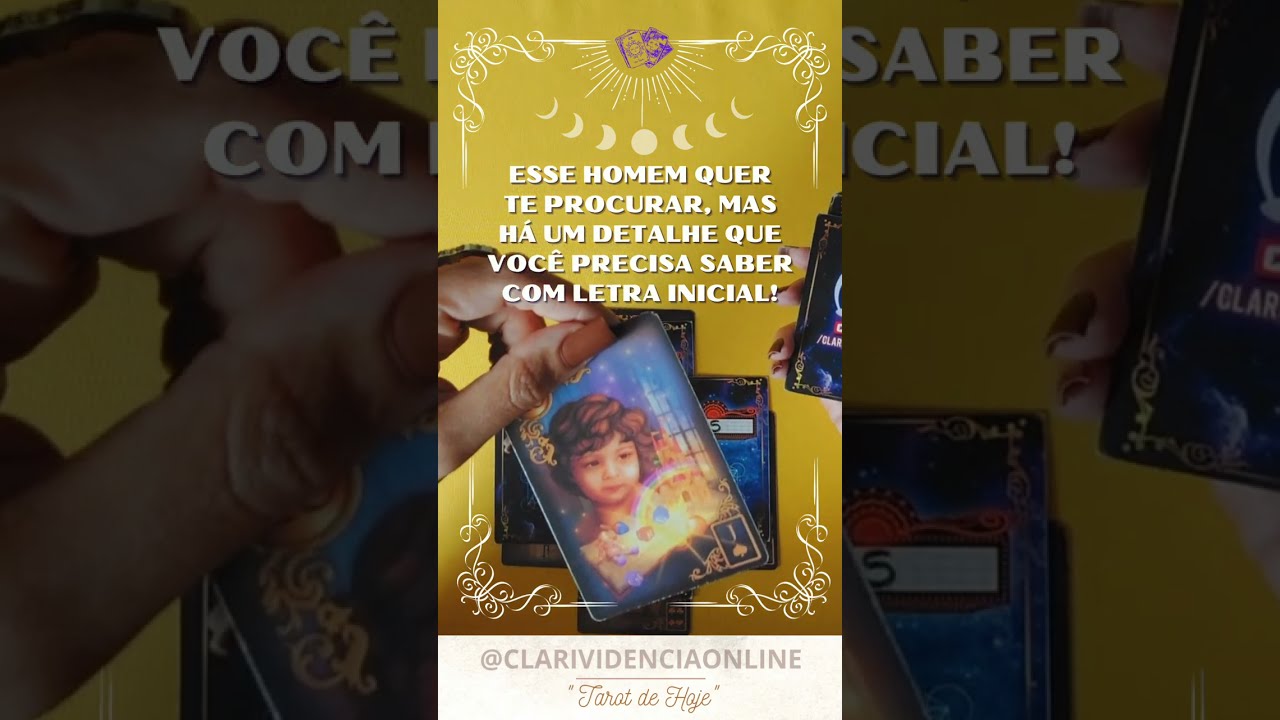 Read more about the article 🌹 ESSE HOMEM QUER TE PROCURAR, MAS HÁ UM DETALHE QUE VOCÊ PRECISA SABER + LETRA INICIAL! ✨ #TAROT