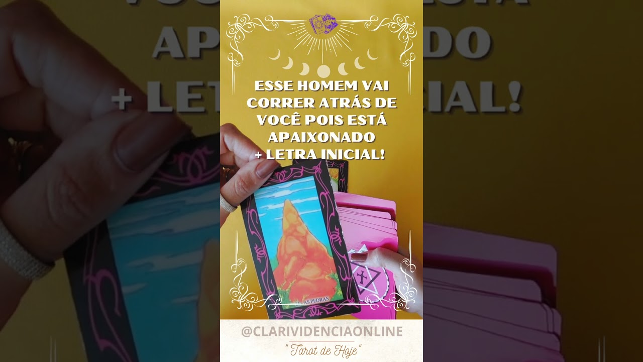 Read more about the article 🌹 ESSE HOMEM VAI CORRER ATRÁS DE VOCÊ POIS ESTÁ APAIXONADO + LETRA INICIAL! ✨ #TAROT 🌟 #TAROTHOJE