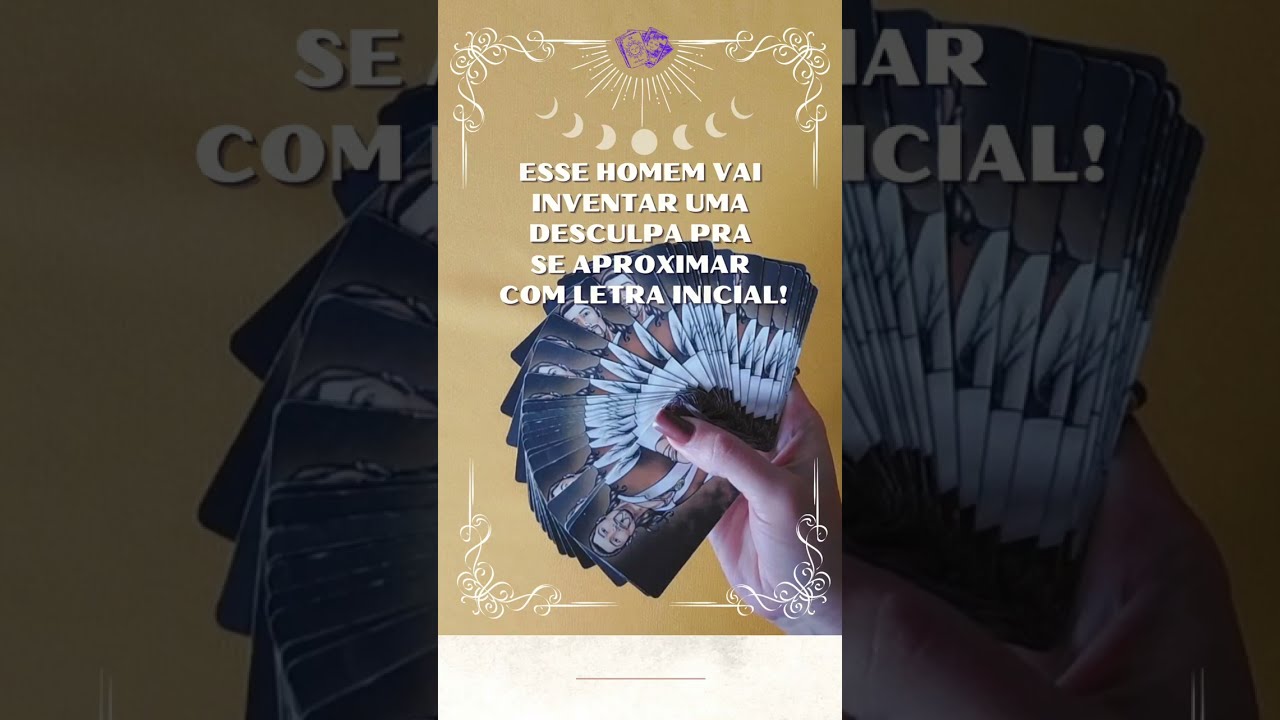 Read more about the article 🌹 ESSE HOMEM VAI INVENTAR UMA DESCULPA PRA SE APROXIMAR + LETRA INICIAL! ✨ #TAROT 🌟 #TAROTHOJE