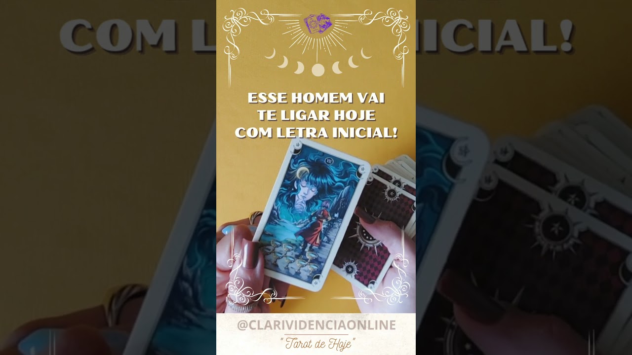 Read more about the article 🌹 ESSE HOMEM VAI TE LIGAR HOJE + LETRA INICIAL! ✨ #TAROT 🌟 #TAROTHOJE