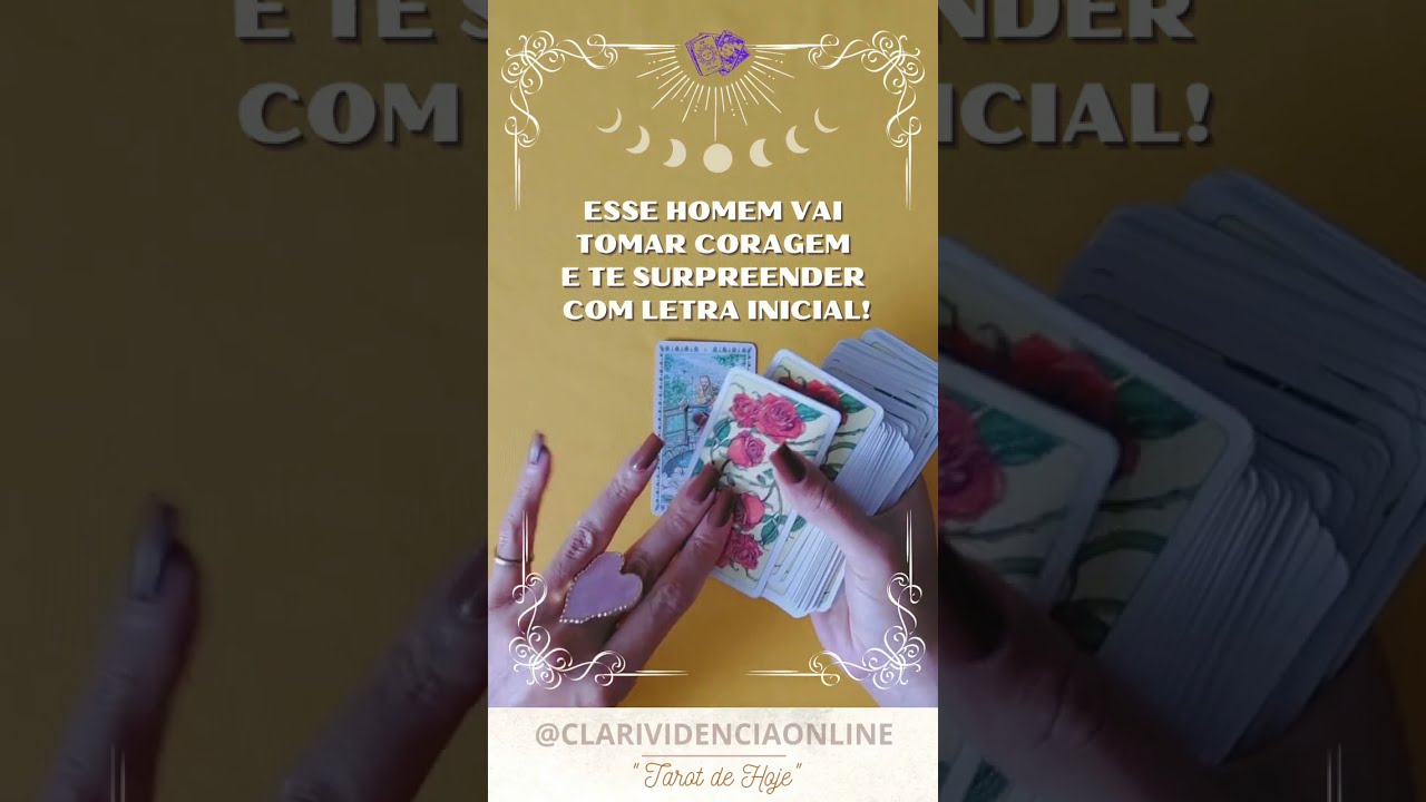 Read more about the article 🌹 ESSE HOMEM VAI TOMAR CORAGEM E TE SURPREENDER + LETRA INICIAL! ✨ #TAROT 🌟 #TAROTHOJE