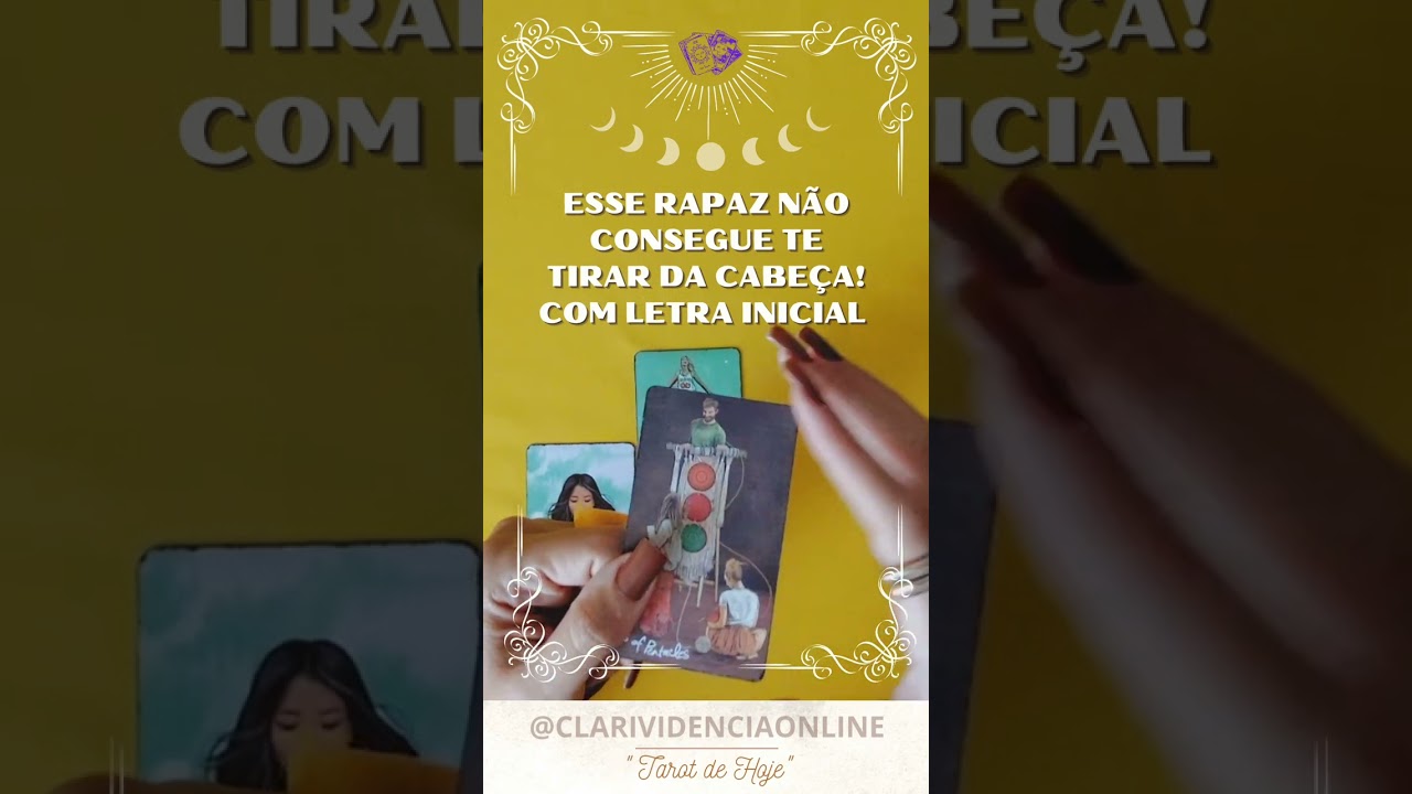 Read more about the article 🌹 ESSE RAPAZ NÃO CONSEGUE TE TIRAR DA CABEÇA + LETRA INICIAL! ✨ #TAROT 🌟 #TAROTHOJE