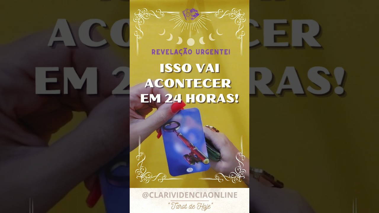 Read more about the article ❤️ ISSO VAI ACONTECER EM 24 HORAS! REVELAÇÃO DE HOJE ✨ #TAROT 🌟 #TAROTHOJE