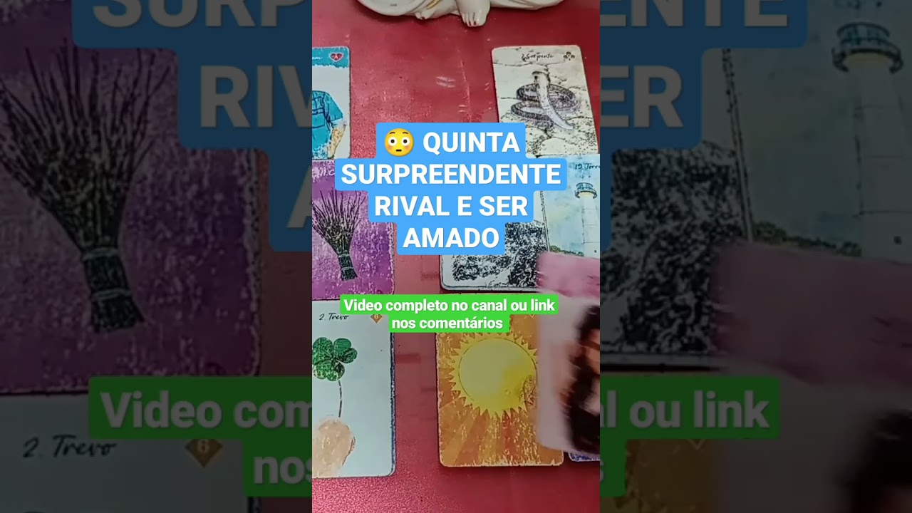 Read more about the article 😳 QUINTA SURPREENDENTE  RIVAL E SER AMADO ( ELE E A OUTRA TAROT )  BARALHO CIGANO RESPONDE HOJE LUZ