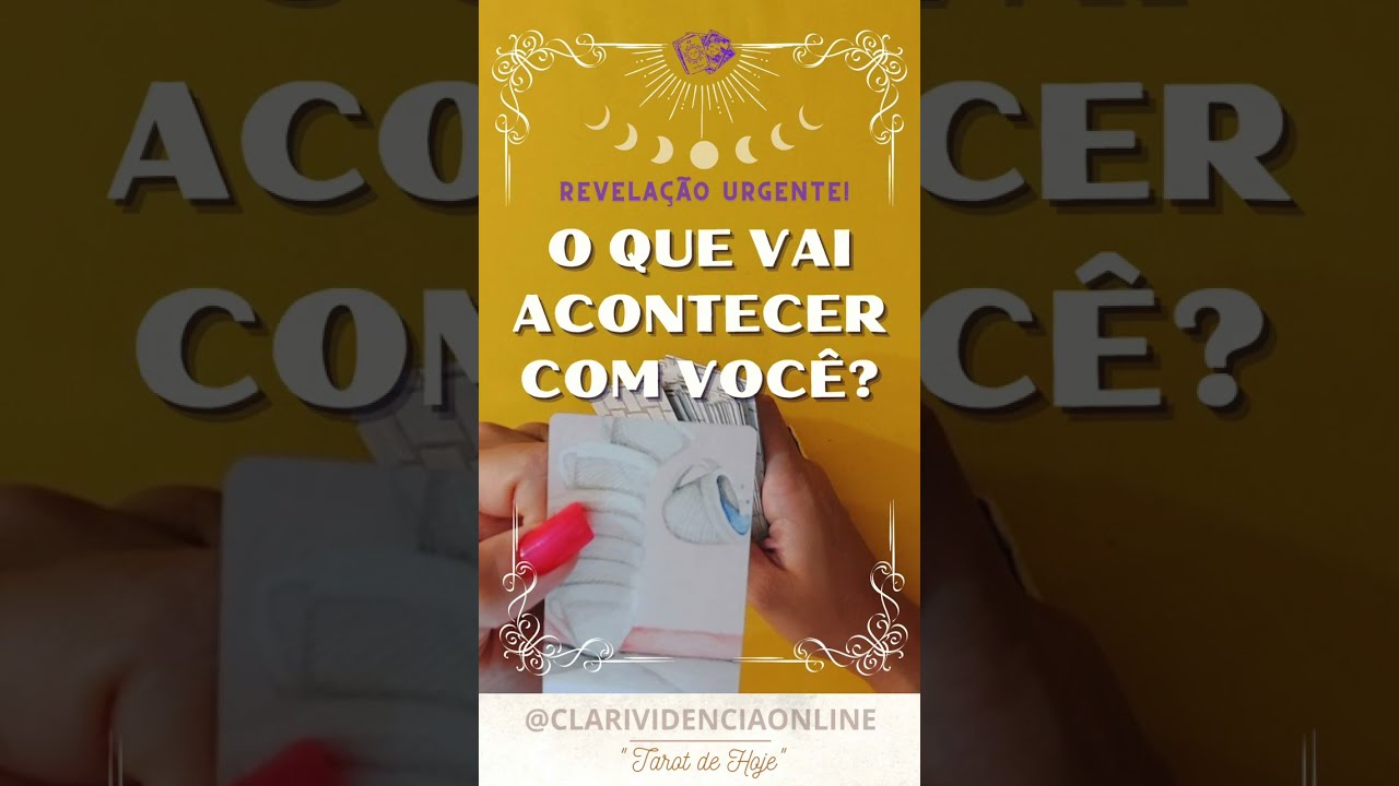 Read more about the article ❤️ REVELAÇÃO DO QUE VAI ACONTECER COM VOCÊ! ✨ #TAROT 🌟 #TAROTHOJE