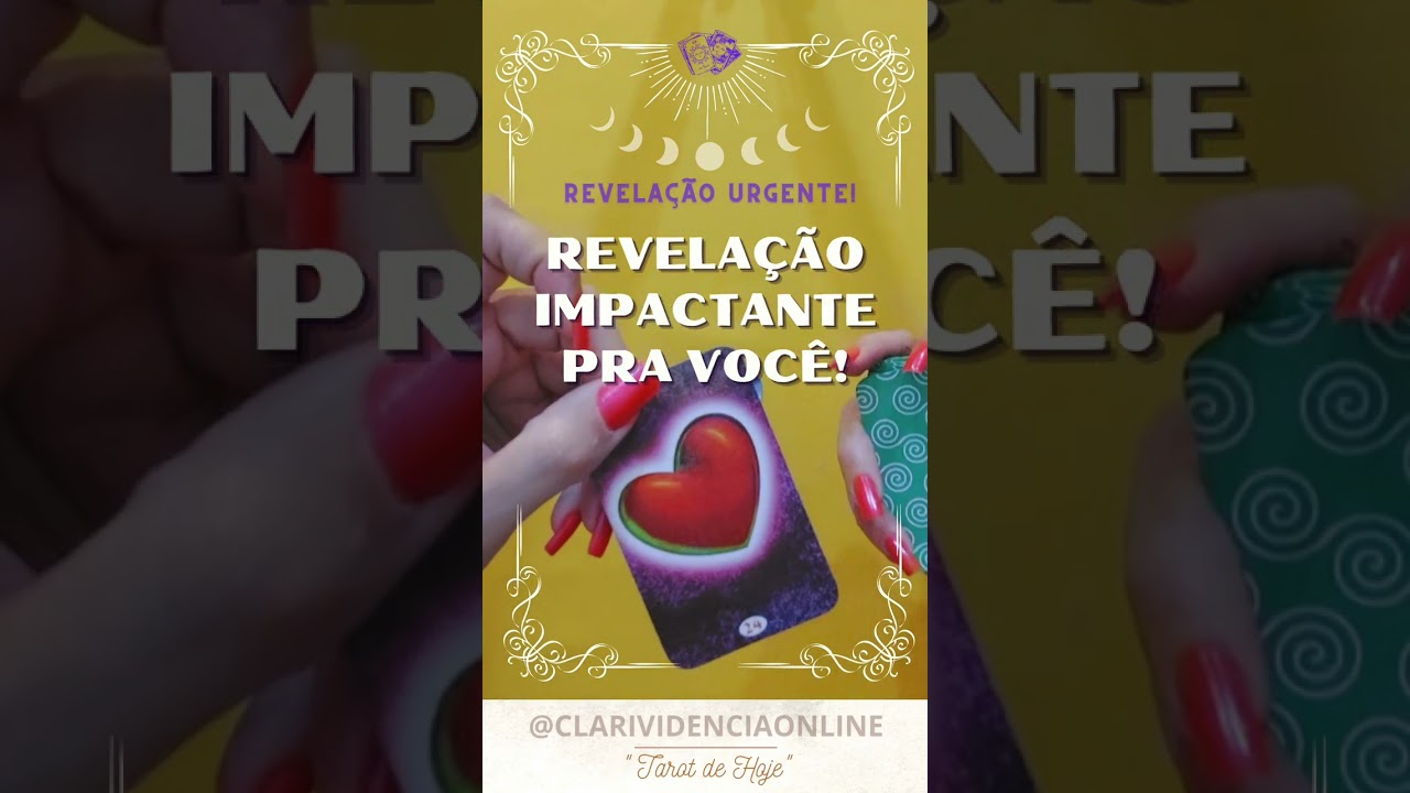 Read more about the article ❤️ REVELAÇÃO IMPACTANTE PRA VOCÊ URGENTE! ✨ #TAROT 🌟 #TAROTHOJE